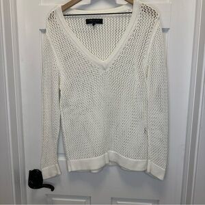 rag & bone Cream V-Neck Sweater‎
